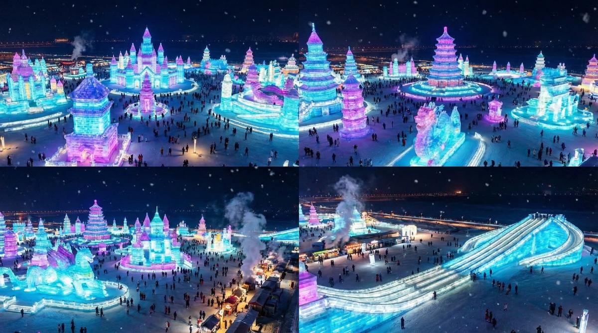 柚子猫旅游视频-哈尔滨冰雪大世界